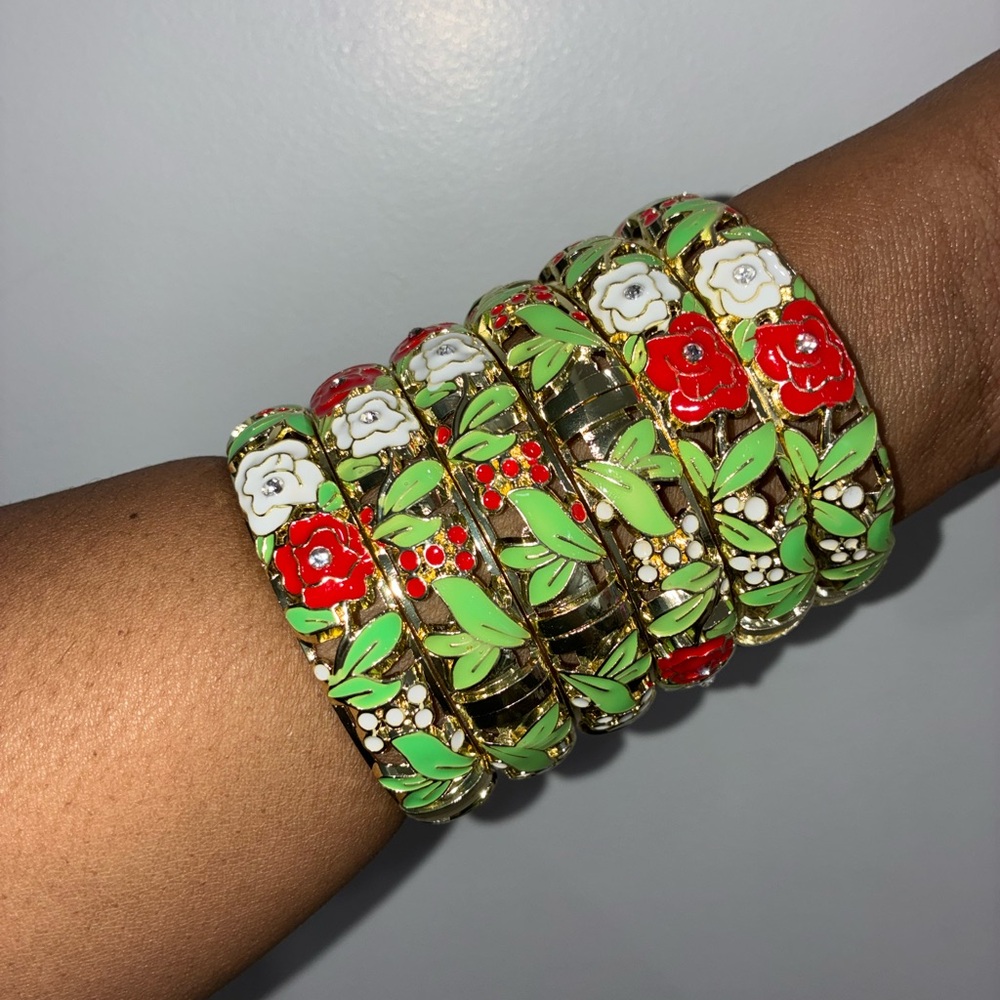 Flower Bangles , Please Read